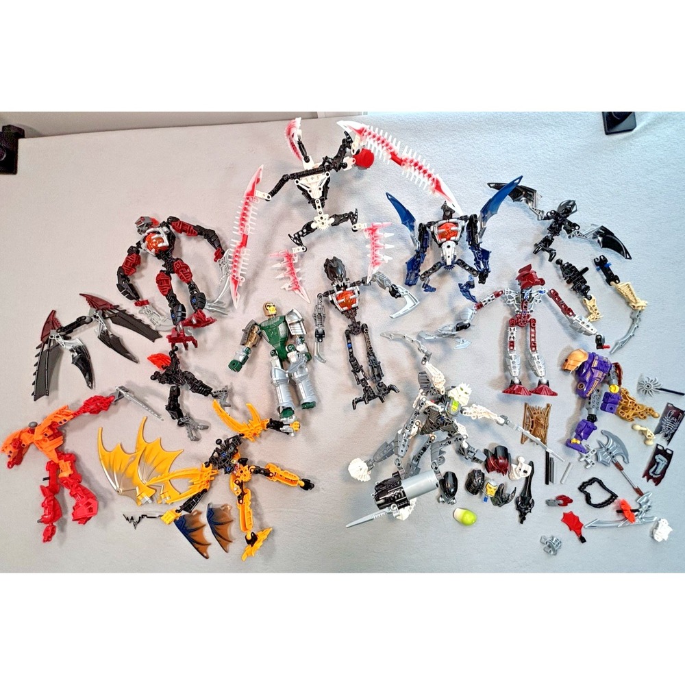 LEGO Bionicle Lot - 2000s Figures / Parts / Accessories - Used As-Is 13lbs - Picture 1 of 16